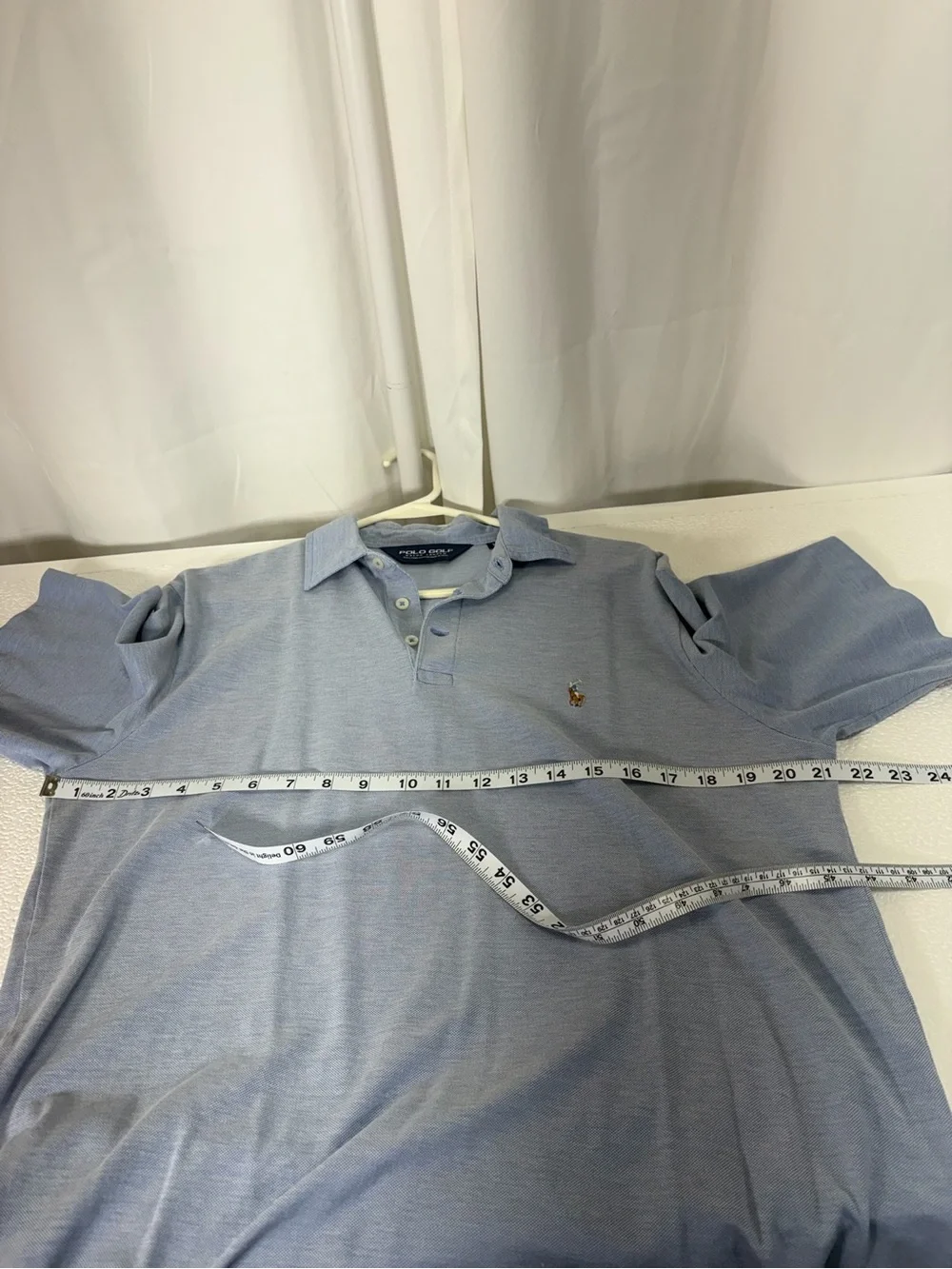 Ralph Lauren Light Blue Short-Sleeve Polo with Embroidered Pony 3850